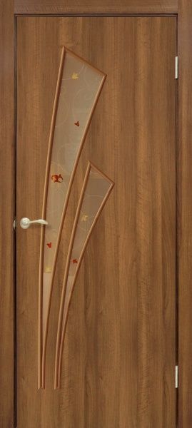 Дверное полотно ОМиС Триумф ЗС+КМ 600 мм ольха европейская 