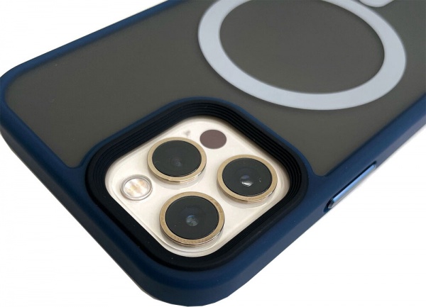 Чохол-накладка OneLounge 1Mag Pro MagSafe для Apple iPhone 12 Pro / Apple iPhone 12 (14089-1) blue