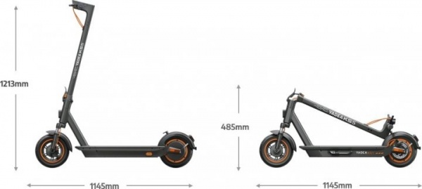 Електросамокат YADEA KS5 WHITE/BLACK (2000989429210)