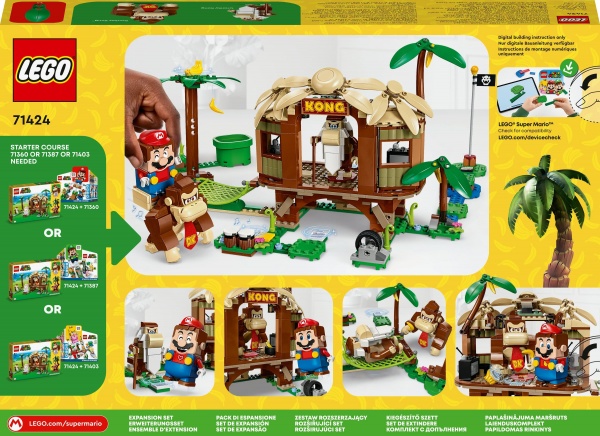 Конструктор LEGO Super Mario Будинок на дереві Донкі Конґ. Додатковий набір 71424