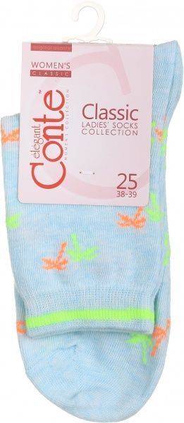 Шкарпетки Conte CLASSIC 15С-15СП 089 р. 25 блідо-бірюзовий 