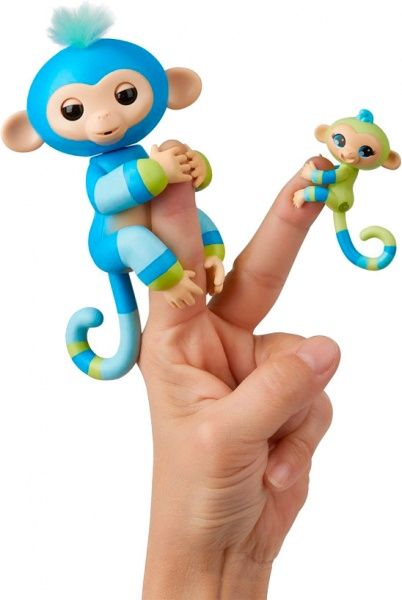 Іграшка інтерактивна Wow Wee Fingerlings мавпочка Біллі з міні-мавпочкою