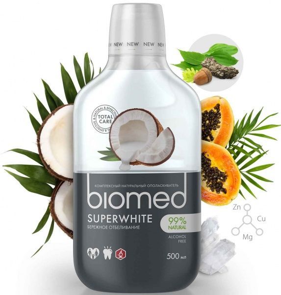 Ополаскиватель для полости рта BioMed Superwhite 500 мл