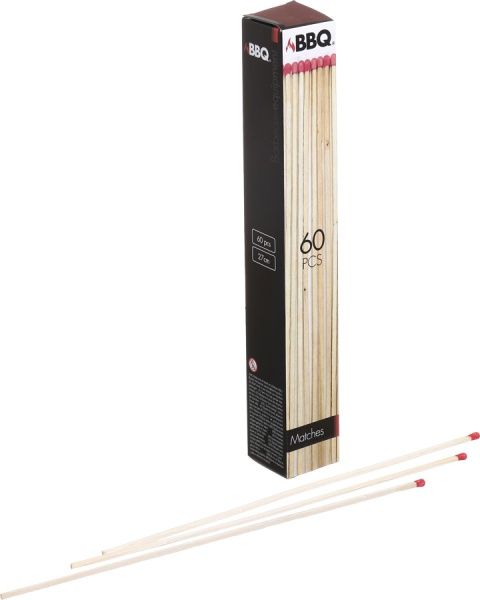 Спички для барбекю 27 см 60 шт.