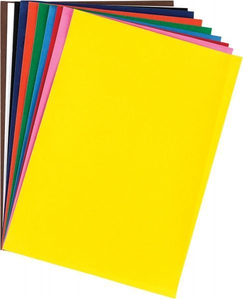 Бумага для дизайна Velvet на самоклеящейся основе А4 10 цветов Centrum