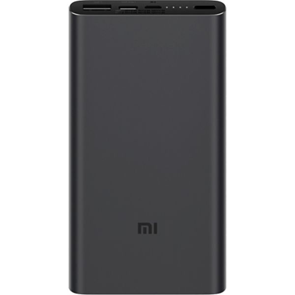 Зовнішній акумулятор (Powerbank) Xiaomi 10000 mAh black (495075) Mi Power Bank 3