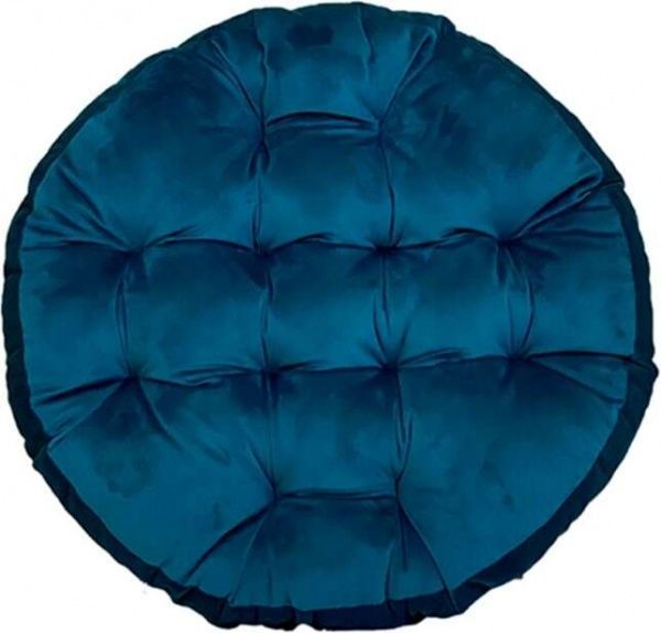 Подушка на стул велюровая круглая молли