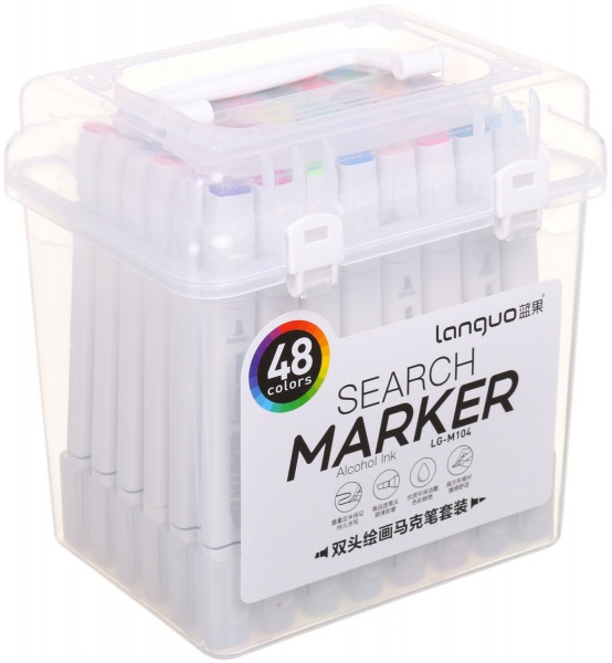 Набор маркеров Search markers 48 шт LG-M104 разноцветный 