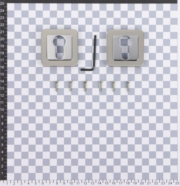 Накладка RDA RY-40 Cube, Sens, Como PZ хром/сатиновий нікель