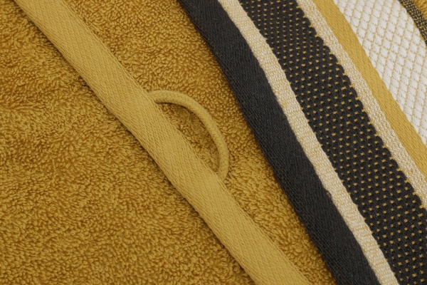 Рушник махровий Aya 50x90 см гірчичний La Nuit 