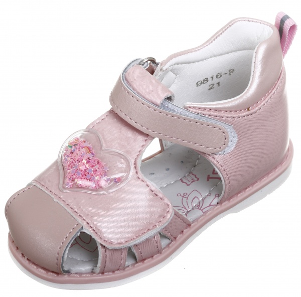 Босоножки для девочек ТОМ.М р.22 розовый 9816F 