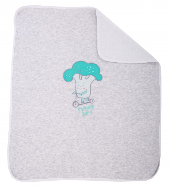 Плед Baby Veres Funny Bro 75x85 см серый 