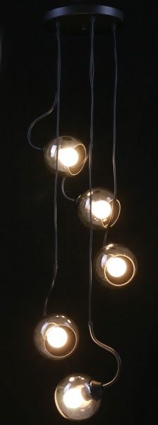 Люстра Vitaluce V4362-1/5S 5x60 Вт E27 черный V4362 