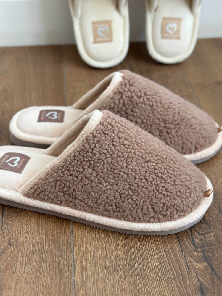 Тапки домашние Twins YETI 15621 р.38/39 коричневый
