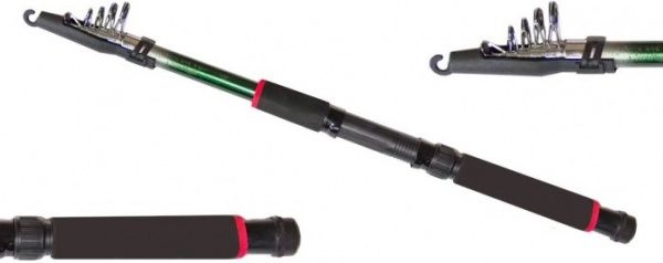 Вудилище TCS-01 360 см 80-120 телескопічне чорний гріп