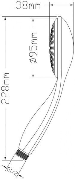 Ручной душ Mixxen Дороти MXBR0075