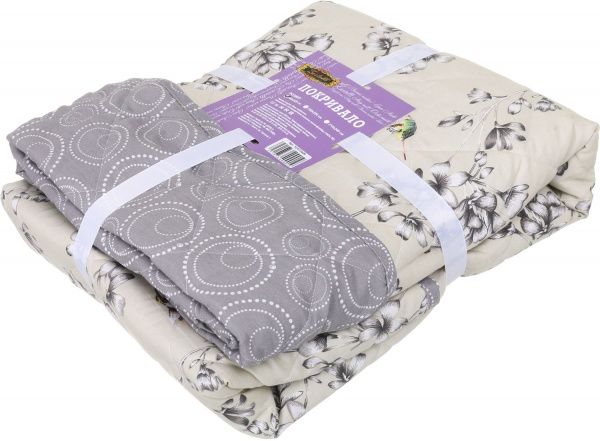 Покрывало 140x220 см Zastelli серый 