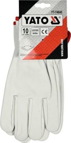 Рукавицы YATO с покрытием кожа XL (10) YT-74645