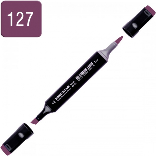 Маркер спиртовой FINECOLOUR EF102-127 баклажан 