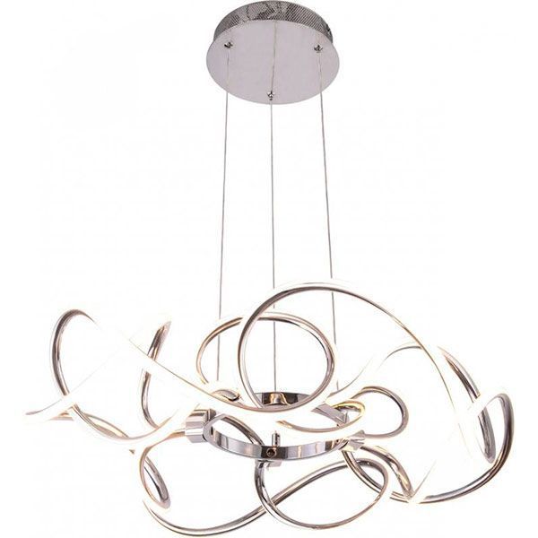 Люстра світлодіодна Геотон GTN-159/5К 48175 102 Вт хром