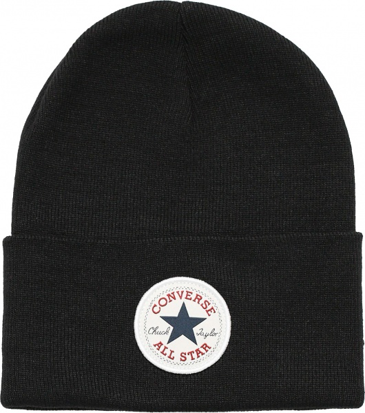 Шапка Converse Chuck Patch Beanie 10022137-001 OSFA чорний