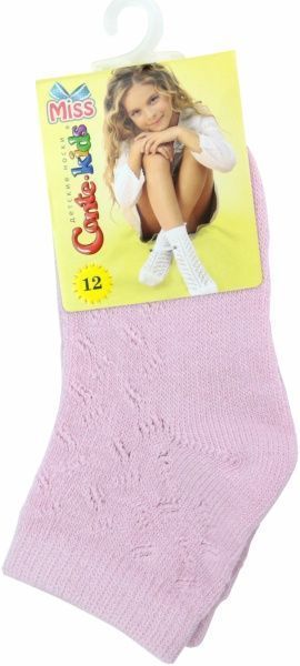 Шкарпетки дитячі Conte-Kids MISS 113 р.12 світло-рожевий 