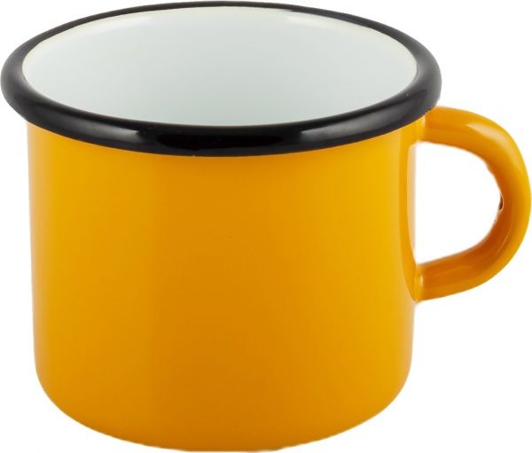 Чашка эмалированная 0,4 л горчичная Idilia