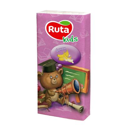 Платки носовые Ruta детские банан 10х10 шт