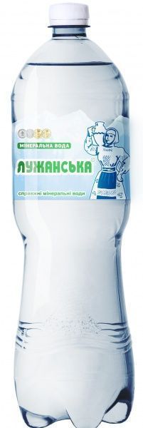 Вода минеральная Алекс Лужанська сильногазированная 1,5 л (4820000460460)  