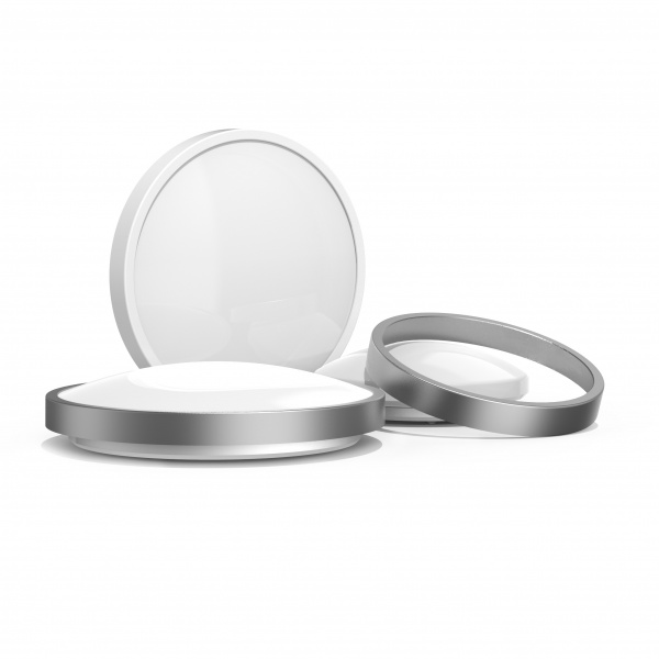 Світильник світлодіодний Gauss 12 Вт білий із сріблястим 2700 К 