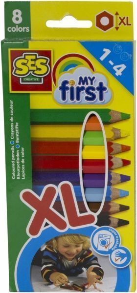 Олівці воскові Myfirst Веселка 14416S SES