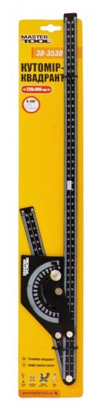 Угломер MASTERTOOL квадрант 500х230 мм 30-3530
