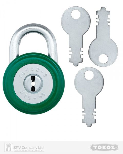Замок навісний TOKOZ 3TK1 M 375/45 відкритий (амбарний)