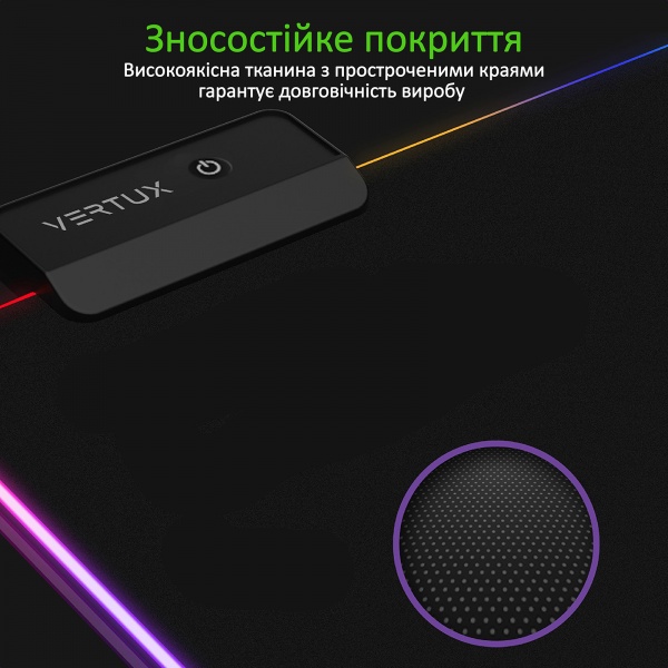 Ігрова поверхня Vertux SwiftPad-XL Black (swiftpad-xl.black) 