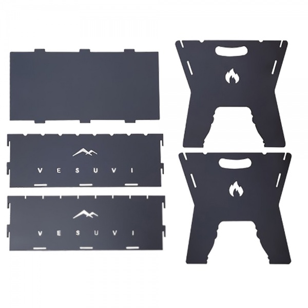 Мангал раскладной Vesuvi Company + сумка черная