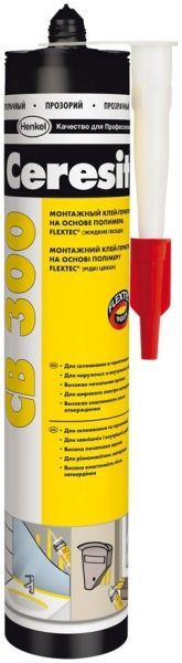 Клей-герметик Ceresit Flextec CB 300 прозрачный