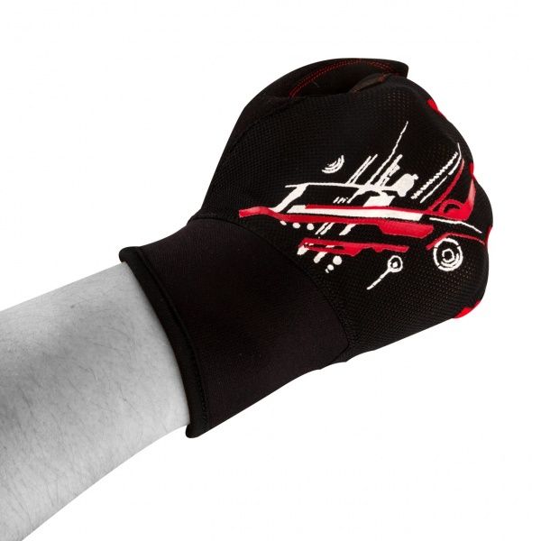 Рукавички PowerPlay PP_6607_XXL_Red/Black р. 2XL чорний