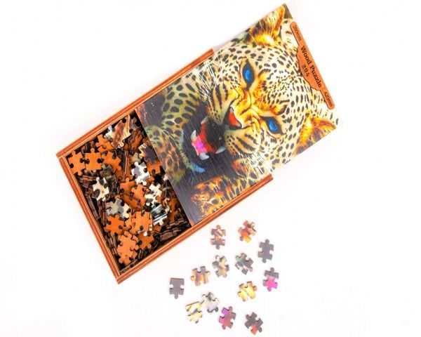 Пазлы деревянные Tatev Леопард