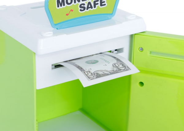 Сейф-скарбничка електронний дитячий банк зелений OTE0644690/green
