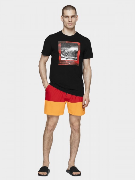 Футболка 4F H4L21-TSM028-20S р.S черный