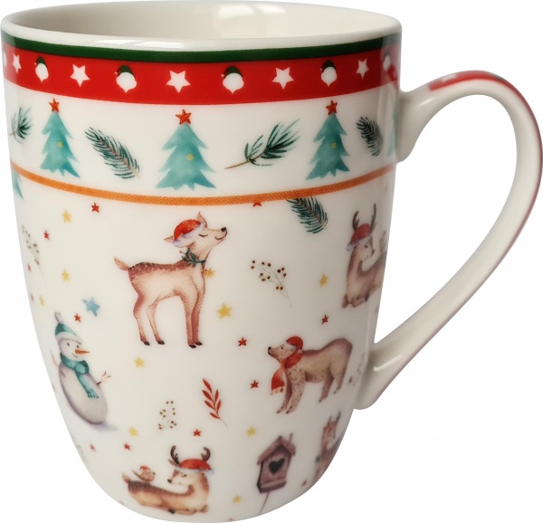 Чашка New Year Animals 400 мл М0520-CH02 Milika