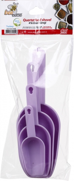 Совок для сипких продуктів 4 шт 19,5х6.,5х5.,5 см AK 459 Fackelmann