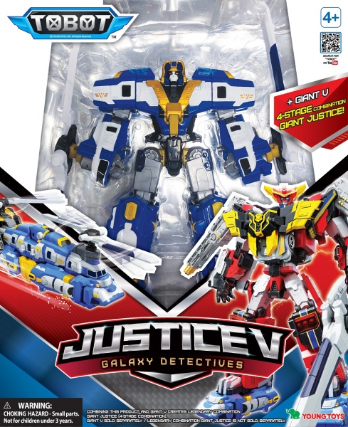 Игрушка-трансформер Tobot Детективы Галактики С2 Джастис Ви 301121 