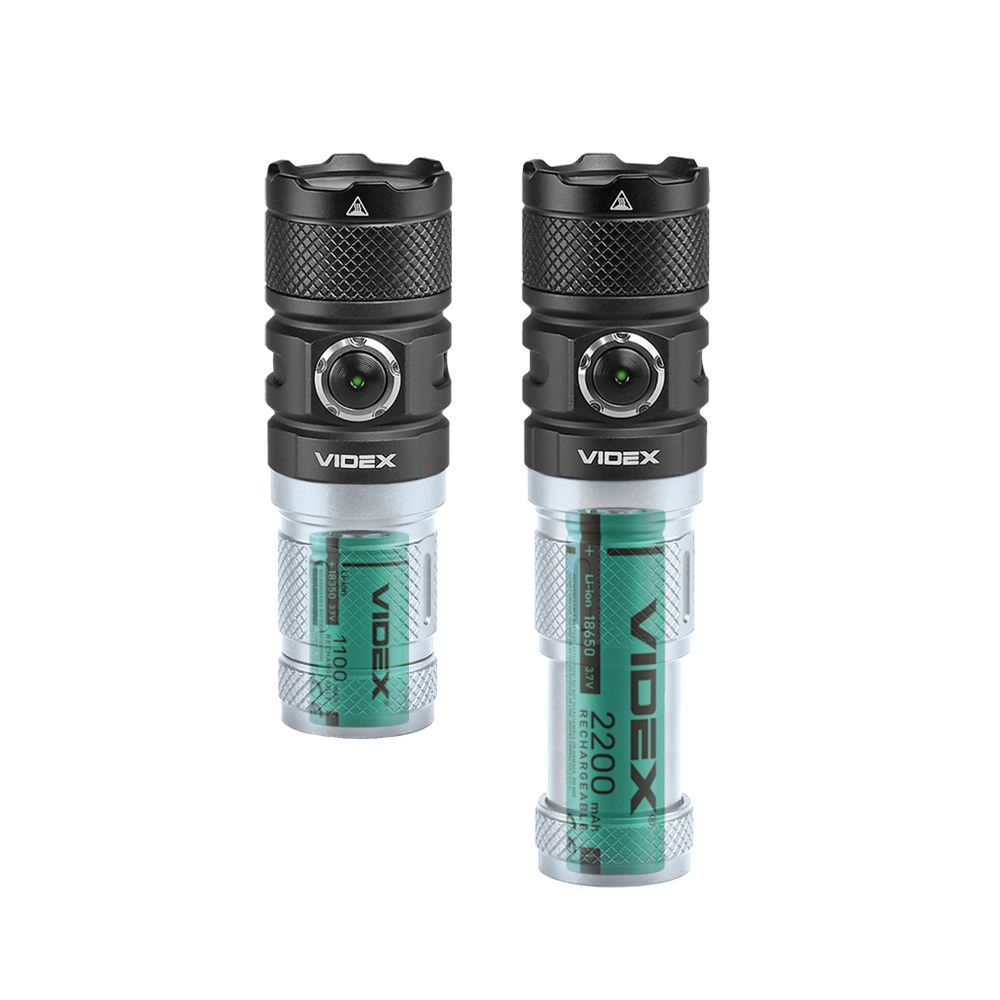 Светодиодный фонарик Videx VLF-A298 1500 Lm черный 28360