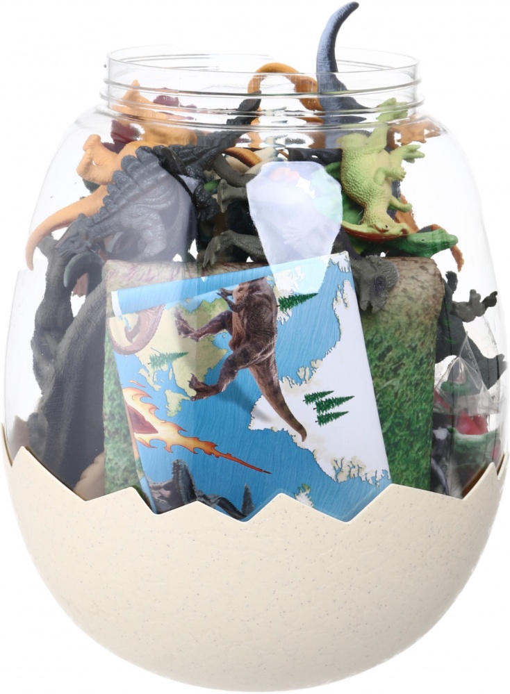 Ігровий набір PIXIE яйце динозаври 50 шт. 24х33 см пластик YX-DT02-1