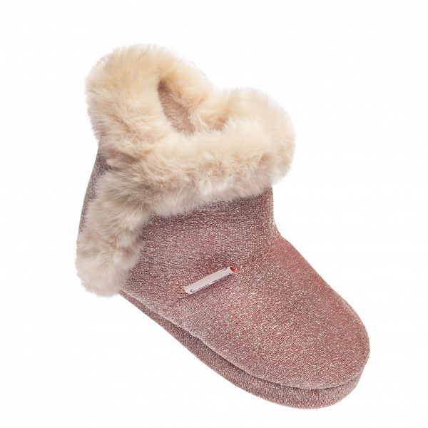 Тапочки детские для девочки Home Story р.30-31 коралловый 211550-4 