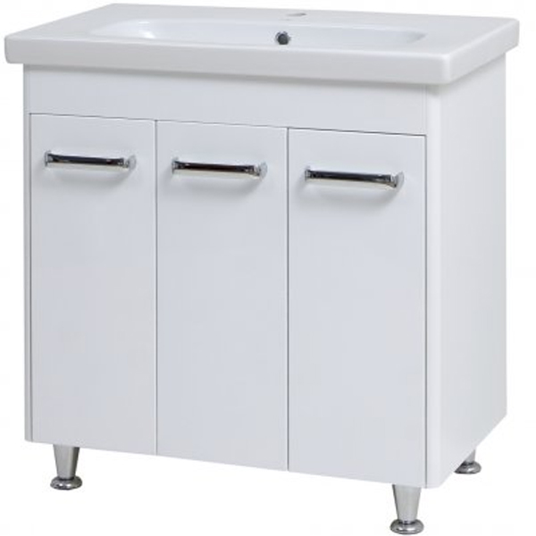 Тумба Сансервіс Дана 90 з умивальником Юлія 90 біла