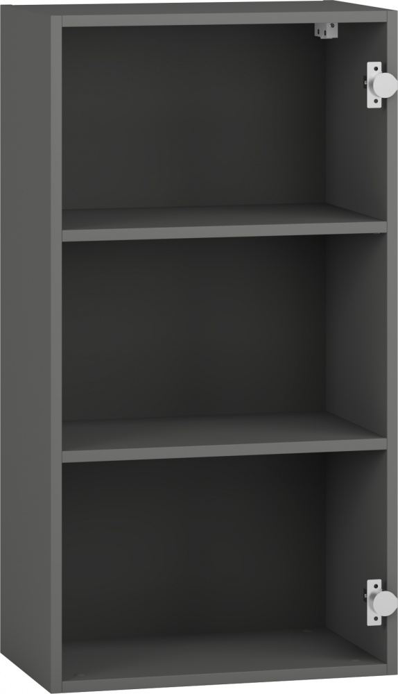 Шкаф верхний Грейд Оптимум 500x926x297 мм серый графит