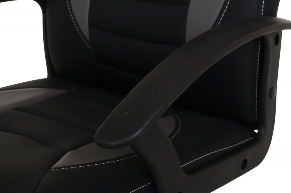 Кресло игровое Центр Меблів Колин серо-черный