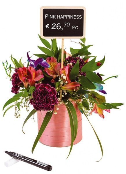 Табличка ценник меловая 80х50 мм WOODSTICK #1 6 шт.